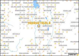 map of Maha Watagala