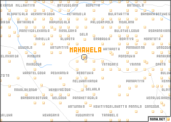 map of Mahawela