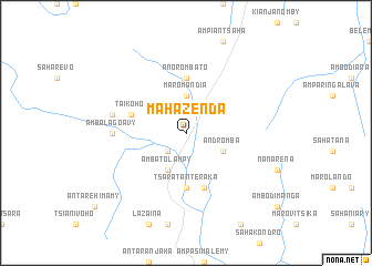 map of Mahazenda