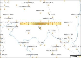 map of Mahazina-Ambohipierenana