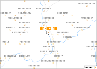 map of Mahazina