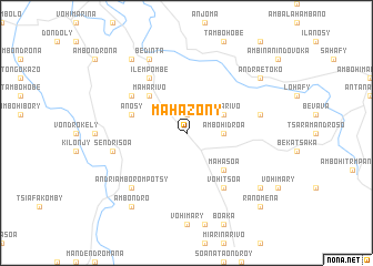 map of Mahazony