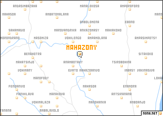 map of Mahazony