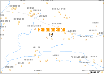 map of Mahbūb Banda