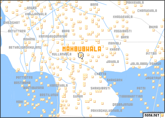 map of Mahbūbwāla