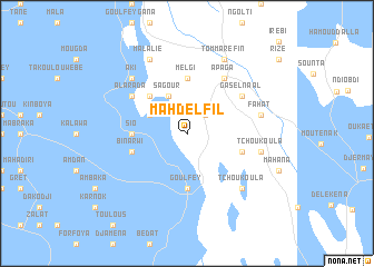 map of Mahd el Fîl