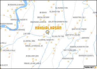 map of Mahdī al Ḩasan