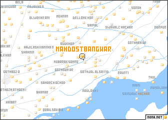 map of Mahdost Bangwar