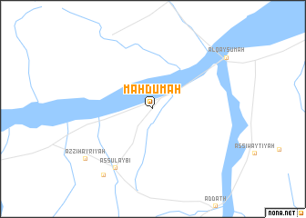 map of Mahdūmah