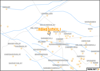 map of Māhedīn Kili