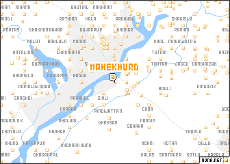 map of Mahe Khurd