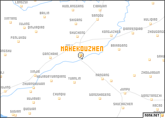 map of Mahekouzhen
