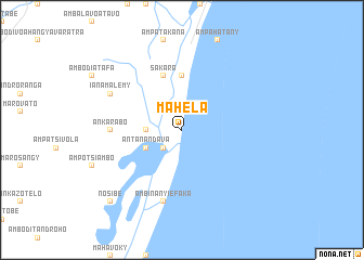 map of Mahela