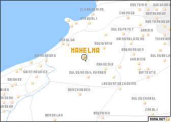 map of Mahelma