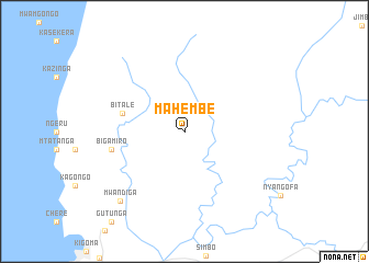 map of Mahembe