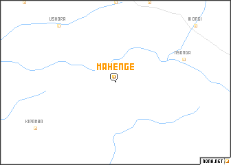 map of Mahenge