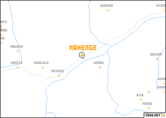 map of Mahenge