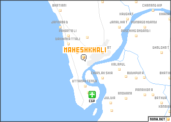 map of Maheshkhāli