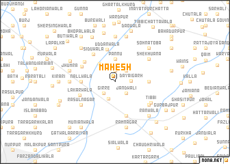map of Mahesh