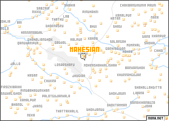 map of Mahesian
