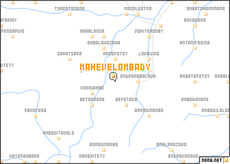 map of Mahevelombady