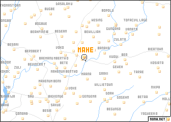 map of Mahe