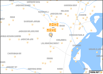 map of Mahe