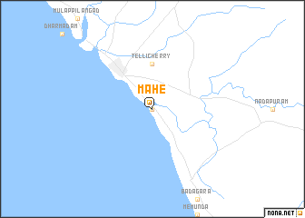 map of Mahe