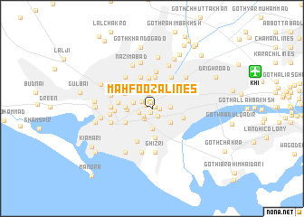 map of Mahfooza Lines