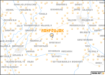 map of Māhfrūjak