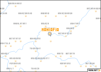 map of Mahiafia