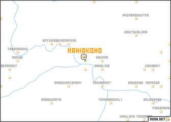 map of Mahiakoho