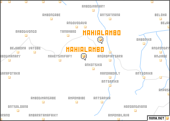 map of Mahialambo