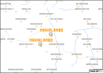 map of Mahialambo