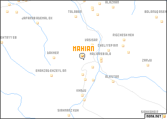 map of Māhīān