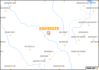 map of Mahiarere