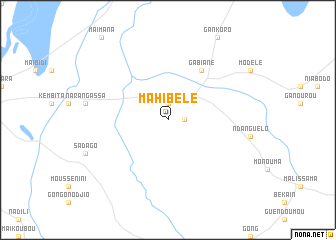 map of Mahibélé