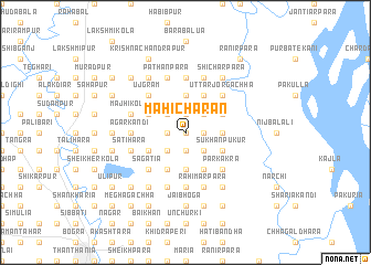 map of Mahīcharan