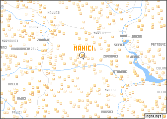 map of Mahići