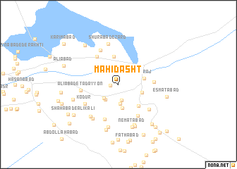 map of Māhī Dasht