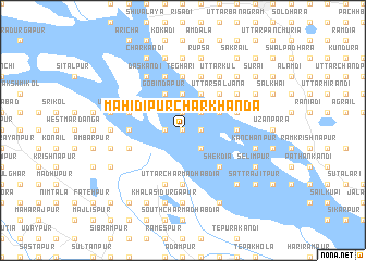 map of Mahidipur Charkhanda