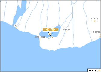map of Mahījah