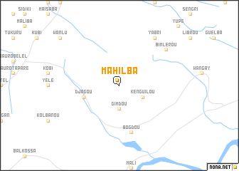 map of Mahilba