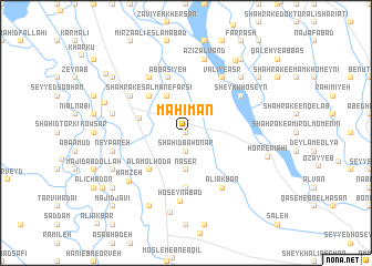 map of Mahīman