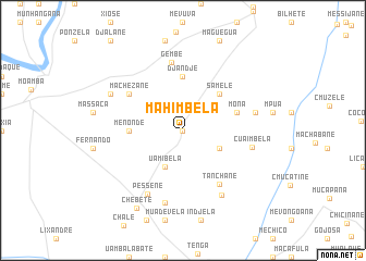 map of Mahimbela