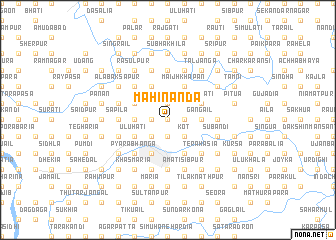 map of Mahinanda