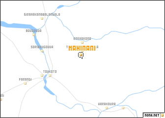map of Mahinani