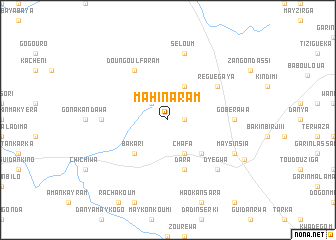 map of Mahinaram