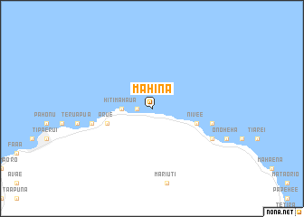 map of Mahina