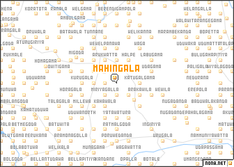 map of Mahingala